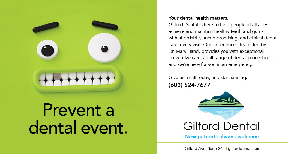 Gilford Dental Prevent a Dental Event!
