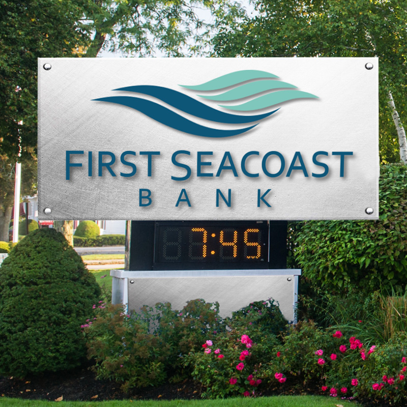 First Seacoast Bank sign